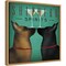 Double Shepherd Martini by Ryan Fowler Canvas Wall Art Print Framed
